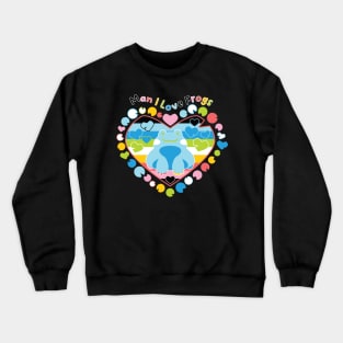 Man I Love Frogs [queer] Crewneck Sweatshirt